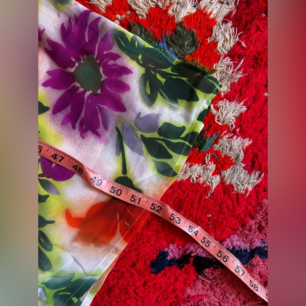 Y2K Vintage A Wild Thyme Psychedelic Floral Midi Dress Size 18 Deadstock - Picture 8 of 8